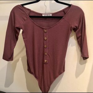 Express Plum Bodysuit